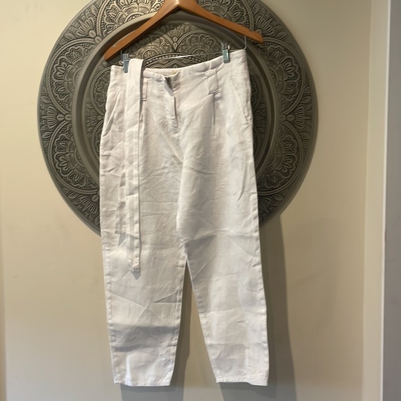 L'AGENCE Heather Paperbag Pant in Blanc 23 New SOLD OUT!!! - Picture 10 of 12